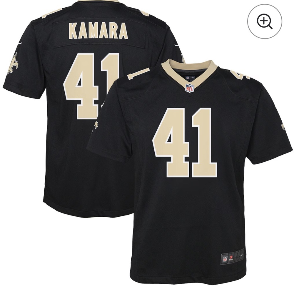 Kids Nike NFL Saints Kamara Jersey M